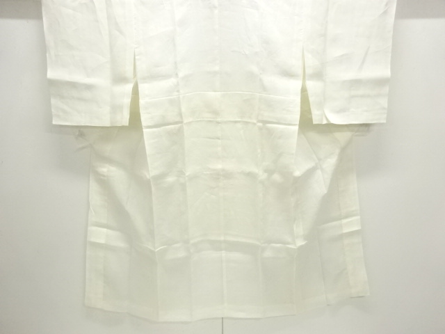 アンティーク　本麻すかし織花模様長襦袢